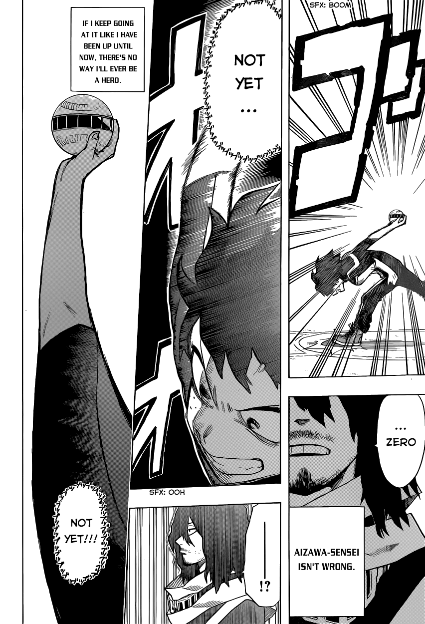 Boku no Hero Academia Chapter 6 page 16 - Chapter 6: What I Can Do For Now