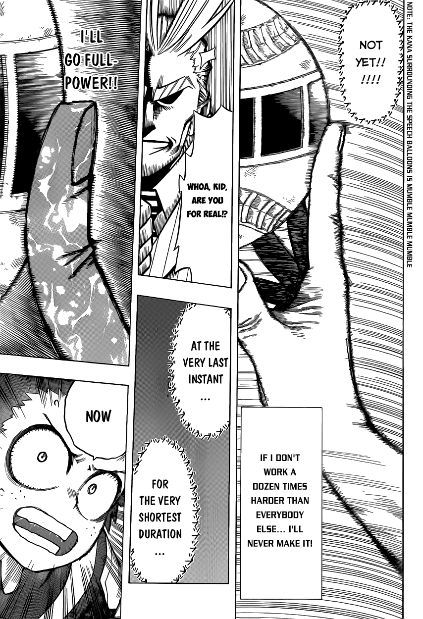Boku no Hero Academia Chapter 6 page 17 - Chapter 6: What I Can Do For Now