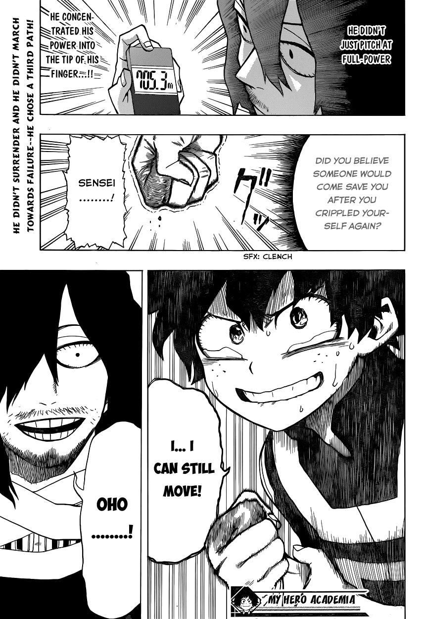 Boku no Hero Academia Chapter 6 page 19 - Chapter 6: What I Can Do For Now