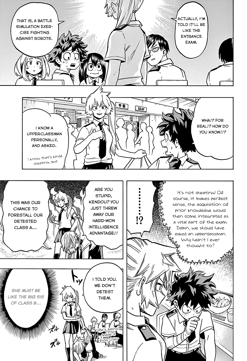 Boku no Hero Academia Chapter 60 page 11 - Chapter 60: Prepare for the End of Term Test!