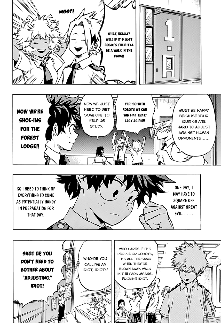 Boku no Hero Academia Chapter 60 page 12 - Chapter 60: Prepare for the End of Term Test!