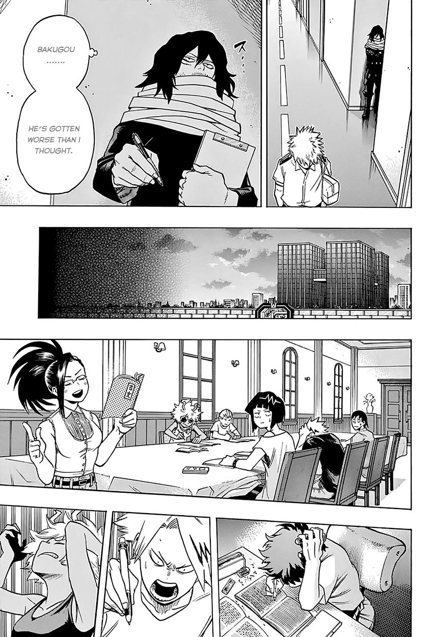 Boku no Hero Academia Chapter 60 page 15 - Chapter 60: Prepare for the End of Term Test!