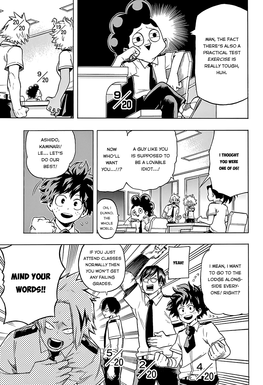 Boku no Hero Academia Chapter 60 page 7 - Chapter 60: Prepare for the End of Term Test!