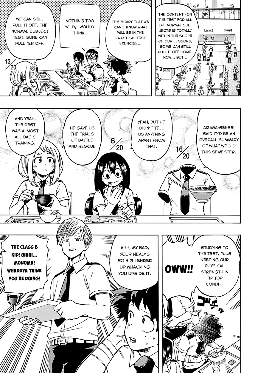 Boku no Hero Academia Chapter 60 page 9 - Chapter 60: Prepare for the End of Term Test!