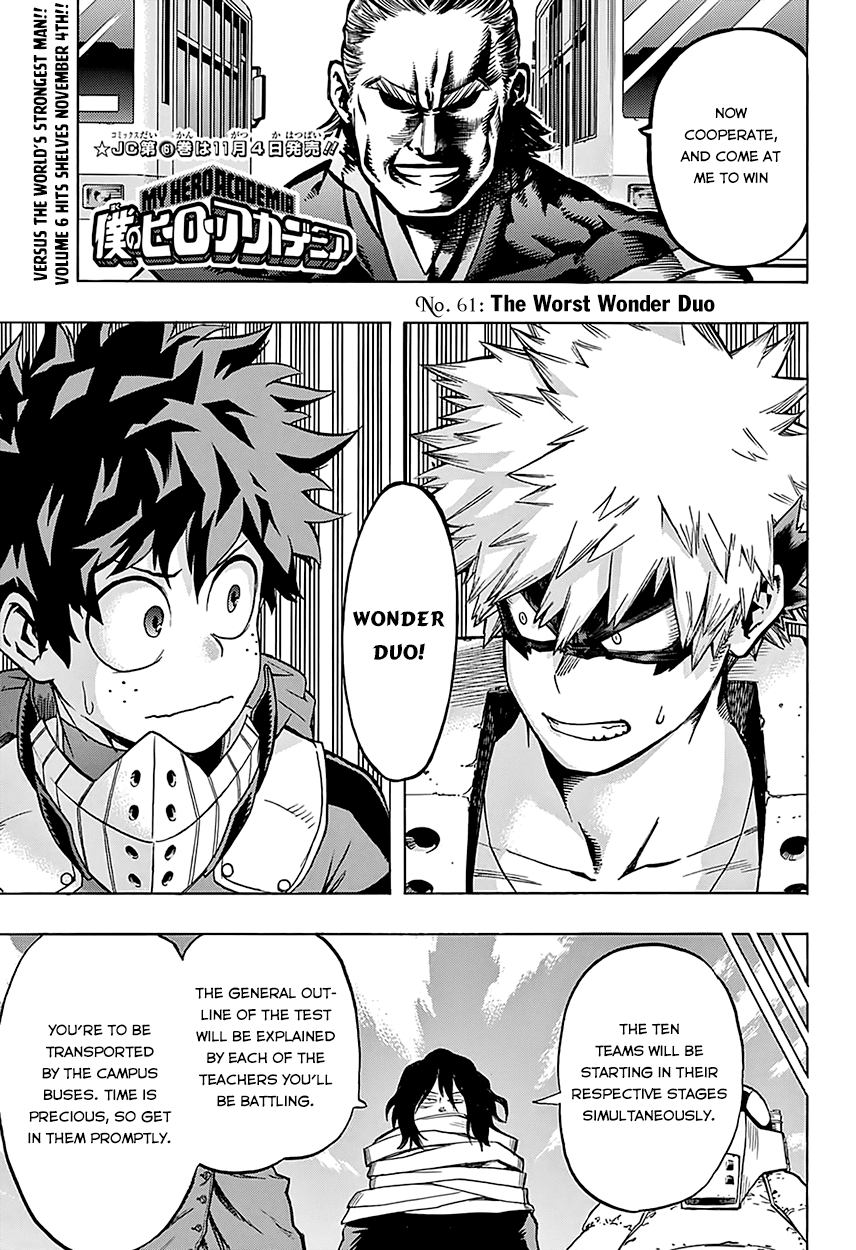 Boku no Hero Academia Chapter 61 page 5 - Chapter 61: The Worst Wonder Duo