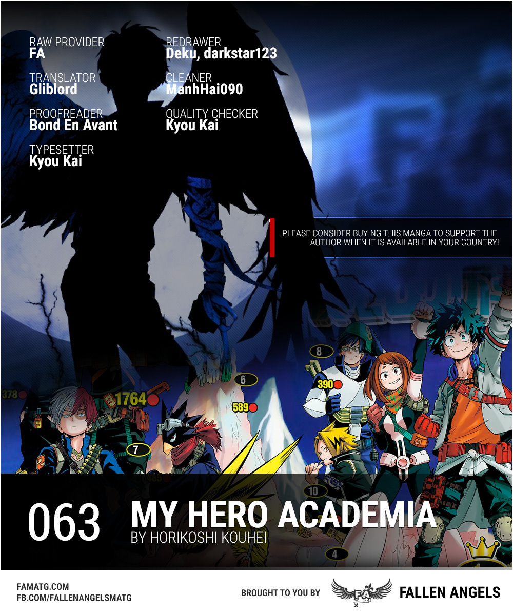 Boku no Hero Academia Chapter 63 page 1 - Chapter 63: Yaoyorozu: RISING
