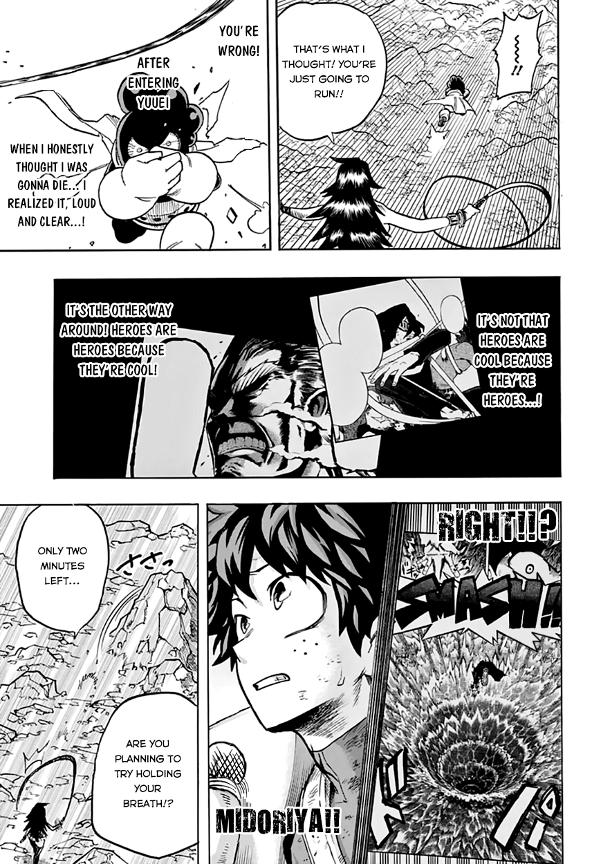 Boku no Hero Academia Chapter 67 page 16 - Chapter 67: Scratching the Veneer