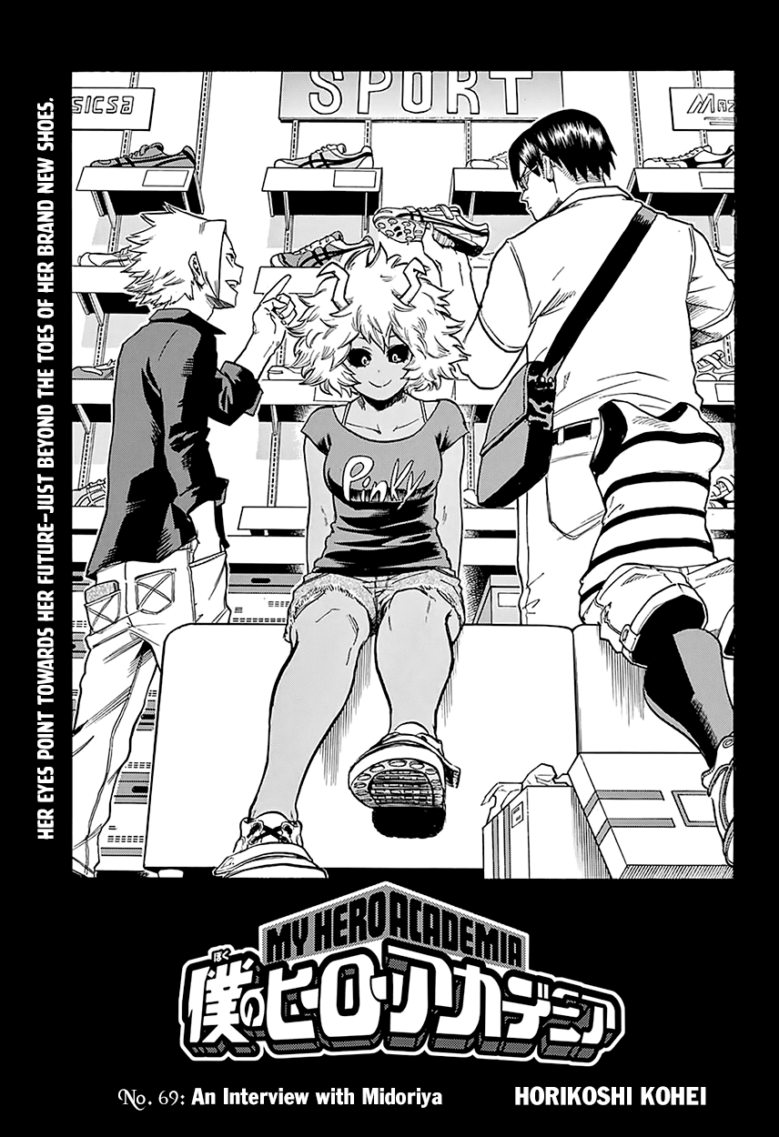 Boku no Hero Academia Chapter 69 page 3 - Chapter 69: An Interview with Midoriya