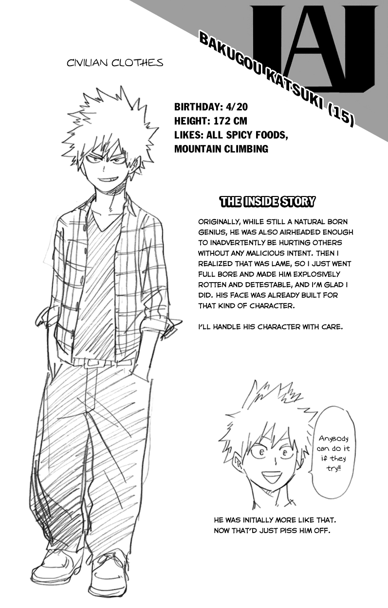 Boku no Hero Academia Chapter 7.5 page 9 - Chapter 7.5: Volume 1 Omake