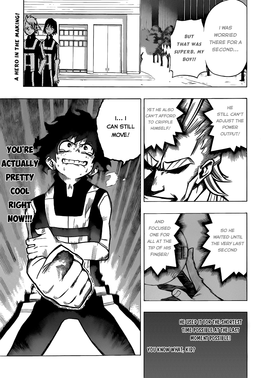 Boku no Hero Academia Chapter 7 page 1 - Chapter 7: Shall We Wear These?