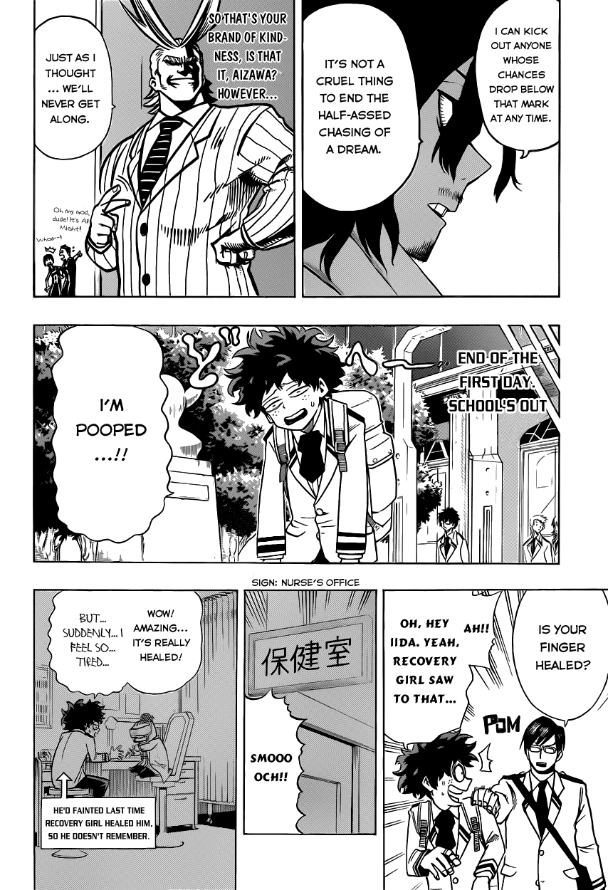 Boku no Hero Academia Chapter 7 page 10 - Chapter 7: Shall We Wear These?