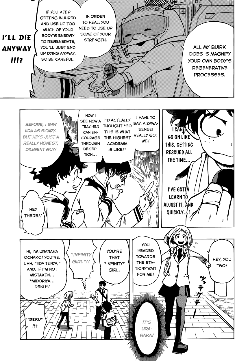 Boku no Hero Academia Chapter 7 page 11 - Chapter 7: Shall We Wear These?