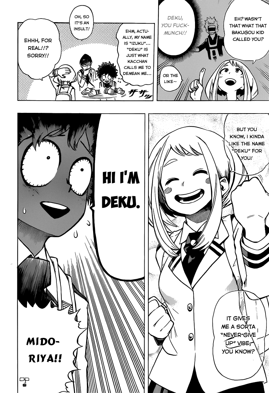 Boku no Hero Academia Chapter 7 page 12 - Chapter 7: Shall We Wear These?