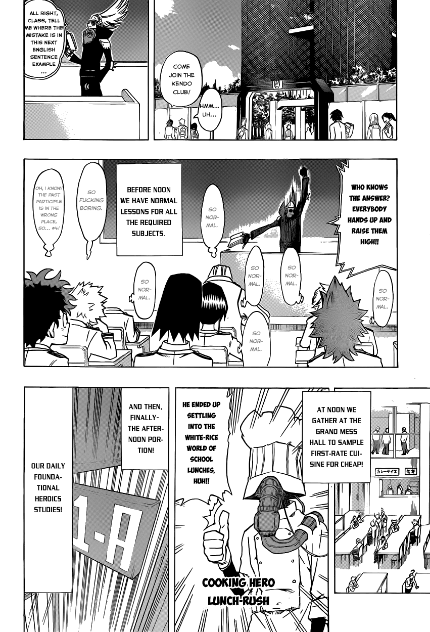 Boku no Hero Academia Chapter 7 page 14 - Chapter 7: Shall We Wear These?