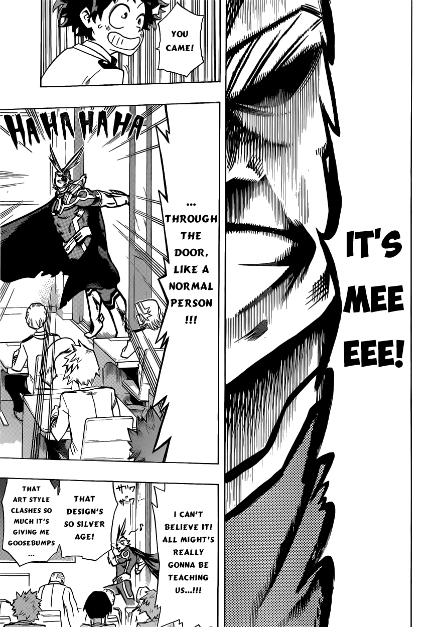 Boku no Hero Academia Chapter 7 page 15 - Chapter 7: Shall We Wear These?