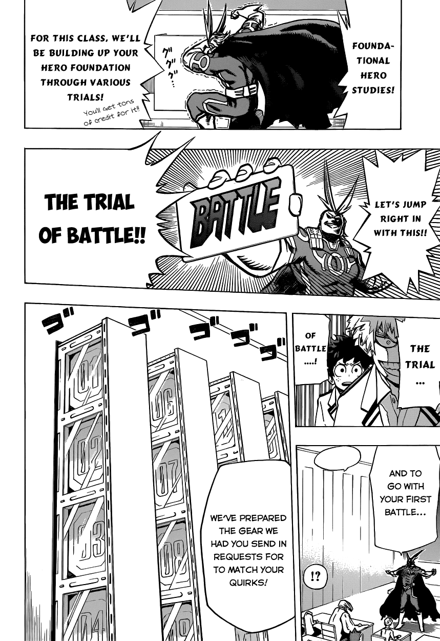 Boku no Hero Academia Chapter 7 page 16 - Chapter 7: Shall We Wear These?