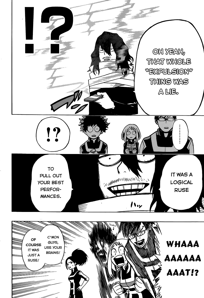 Boku no Hero Academia Chapter 7 page 6 - Chapter 7: Shall We Wear These?