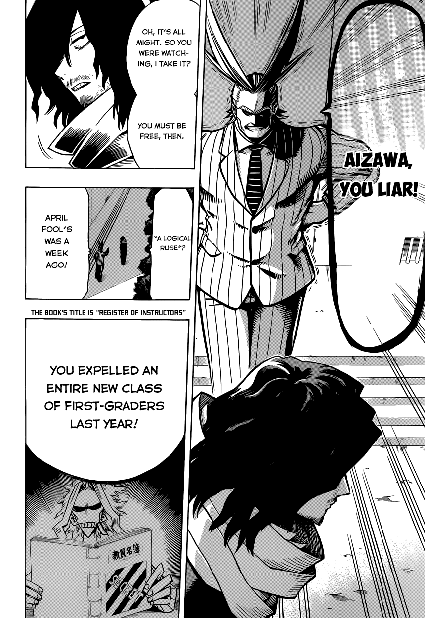 Boku no Hero Academia Chapter 7 page 8 - Chapter 7: Shall We Wear These?