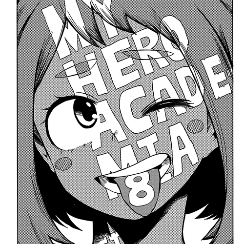 Boku no Hero Academia Chapter 71.5: Volume 8 Omake cover