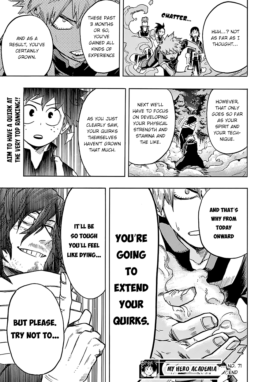 Boku no Hero Academia Chapter 71 page 19 - Chapter 71: Kouta
