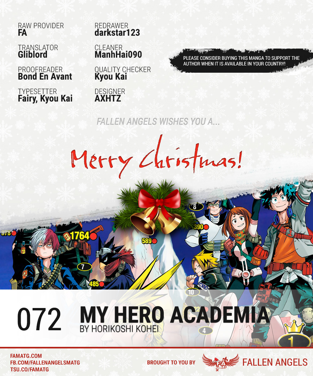 Boku no Hero Academia Chapter 72 page 1 - Chapter 72: Day 2