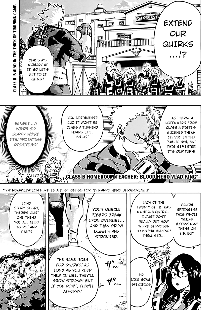 Boku no Hero Academia Chapter 72 page 4 - Chapter 72: Day 2