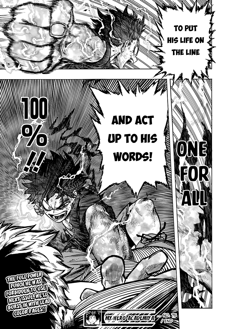 Boku no Hero Academia Chapter 75 page 21 - Chapter 75: Heroes Stake It All!