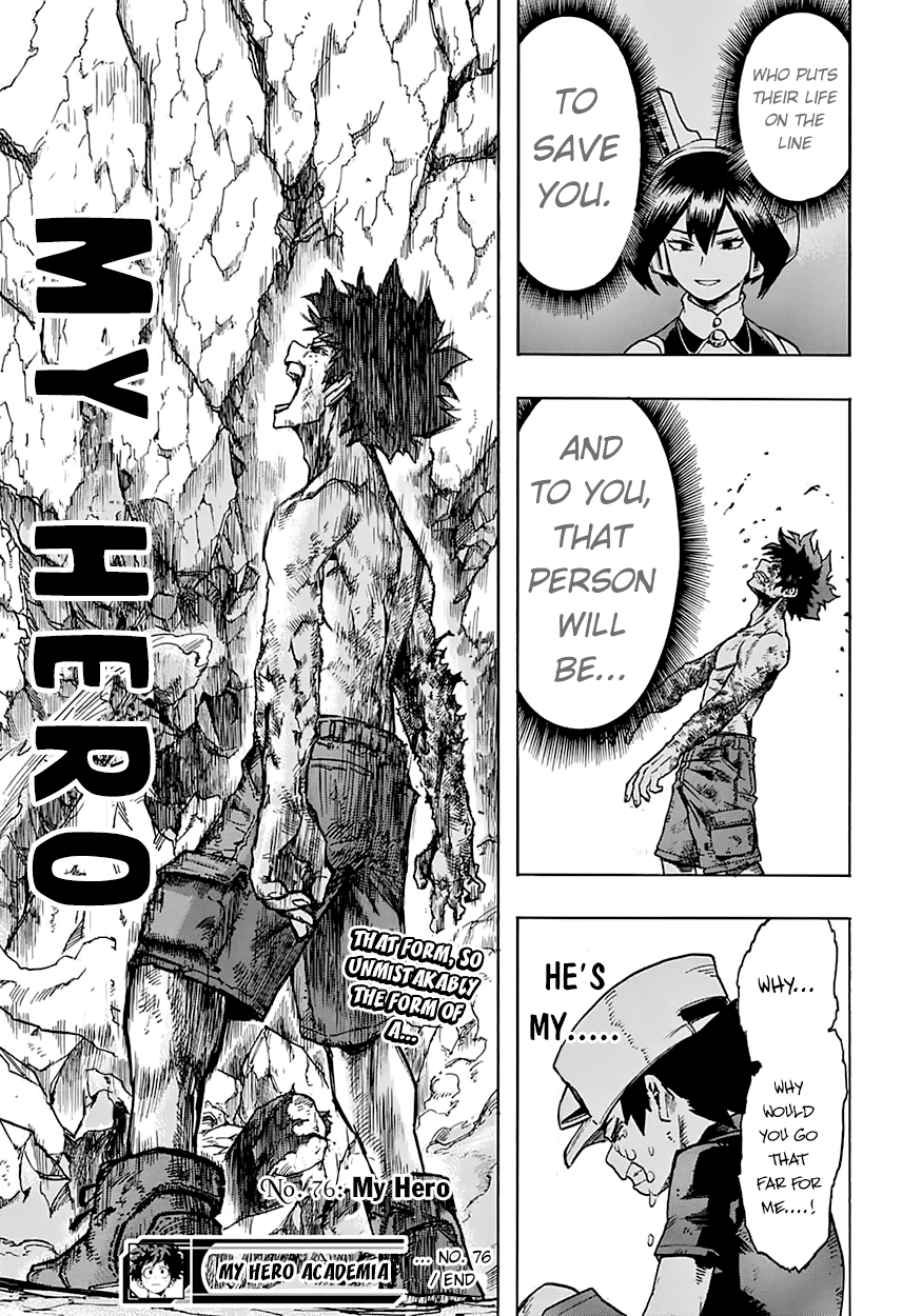 Boku no Hero Academia Chapter 76 page 23 - Chapter 76: My Hero