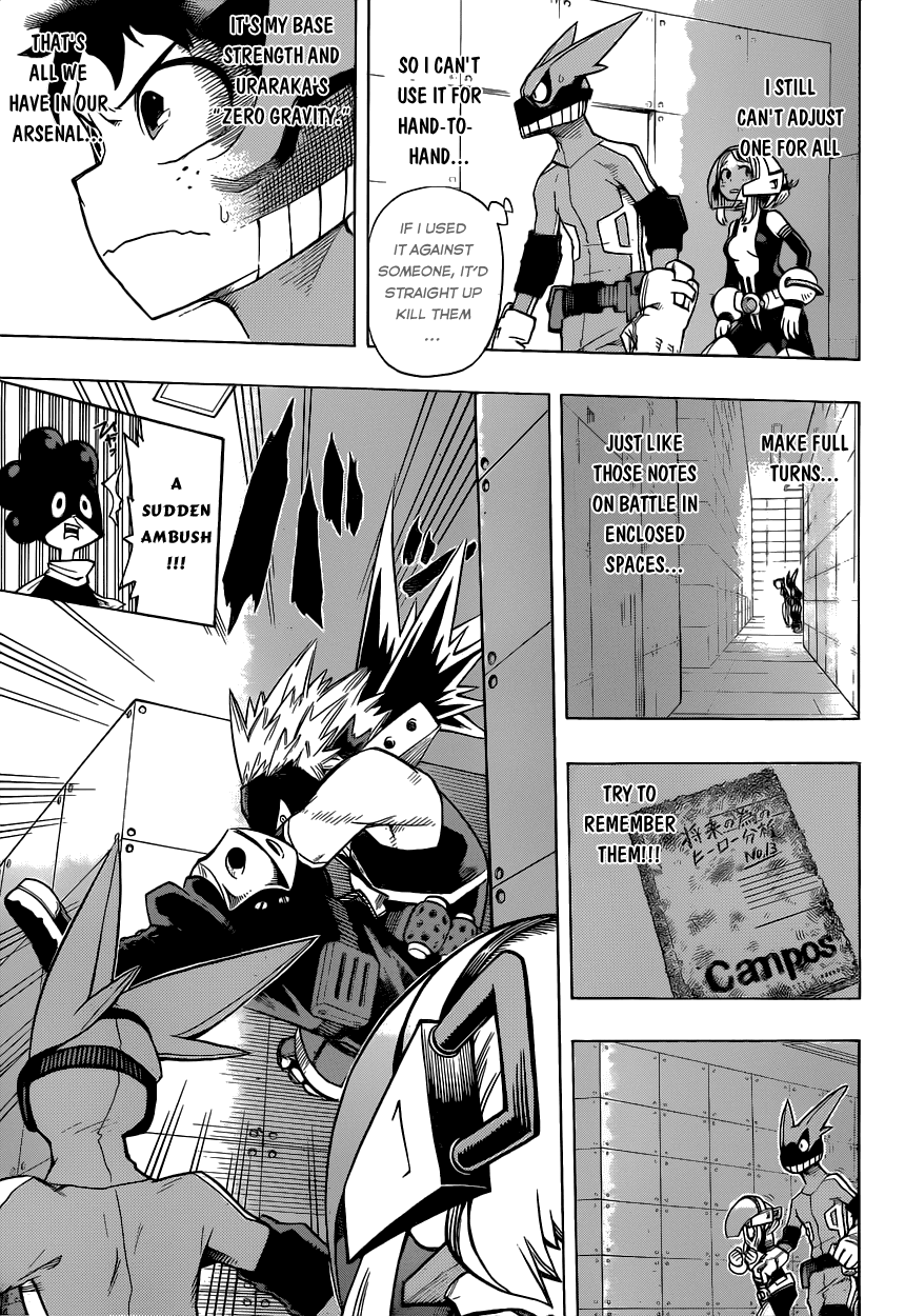 Boku no Hero Academia Chapter 8 page 12 - Chapter 8: Ferocity Of A Fucking Nerd