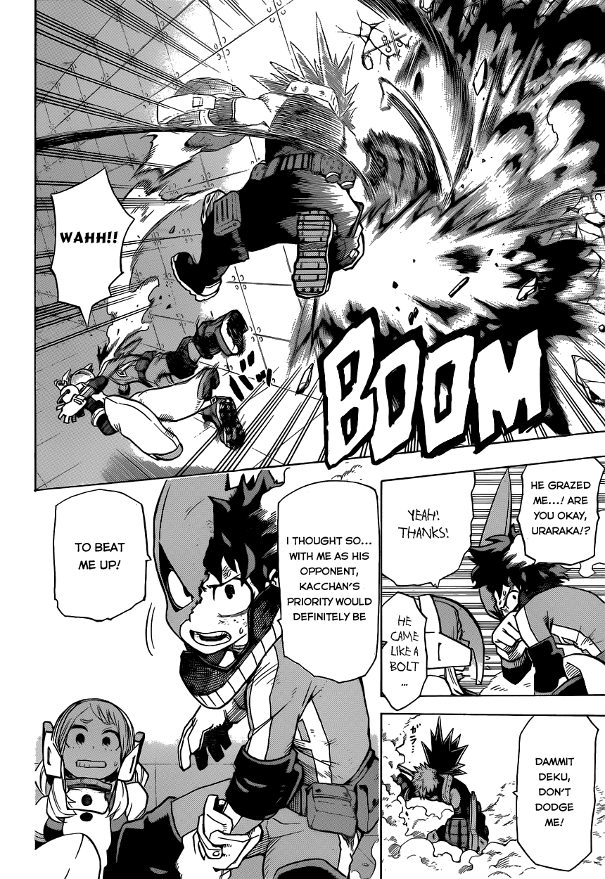 Boku no Hero Academia Chapter 8 page 13 - Chapter 8: Ferocity Of A Fucking Nerd