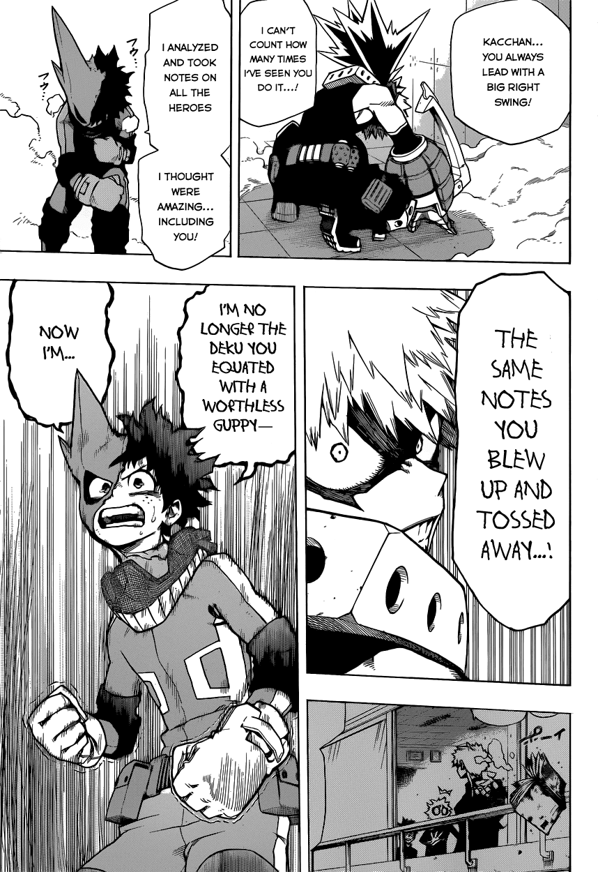 Boku no Hero Academia Chapter 8 page 16 - Chapter 8: Ferocity Of A Fucking Nerd