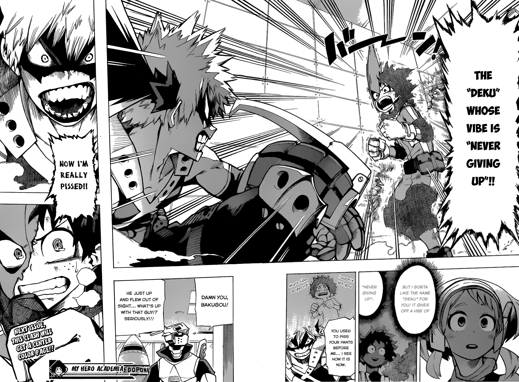 Boku no Hero Academia Chapter 8 page 17 - Chapter 8: Ferocity Of A Fucking Nerd