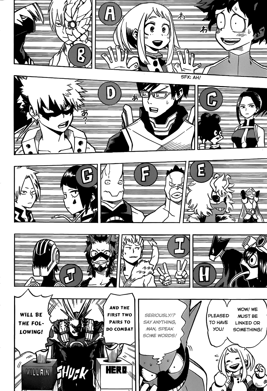 Boku no Hero Academia Chapter 8 page 7 - Chapter 8: Ferocity Of A Fucking Nerd