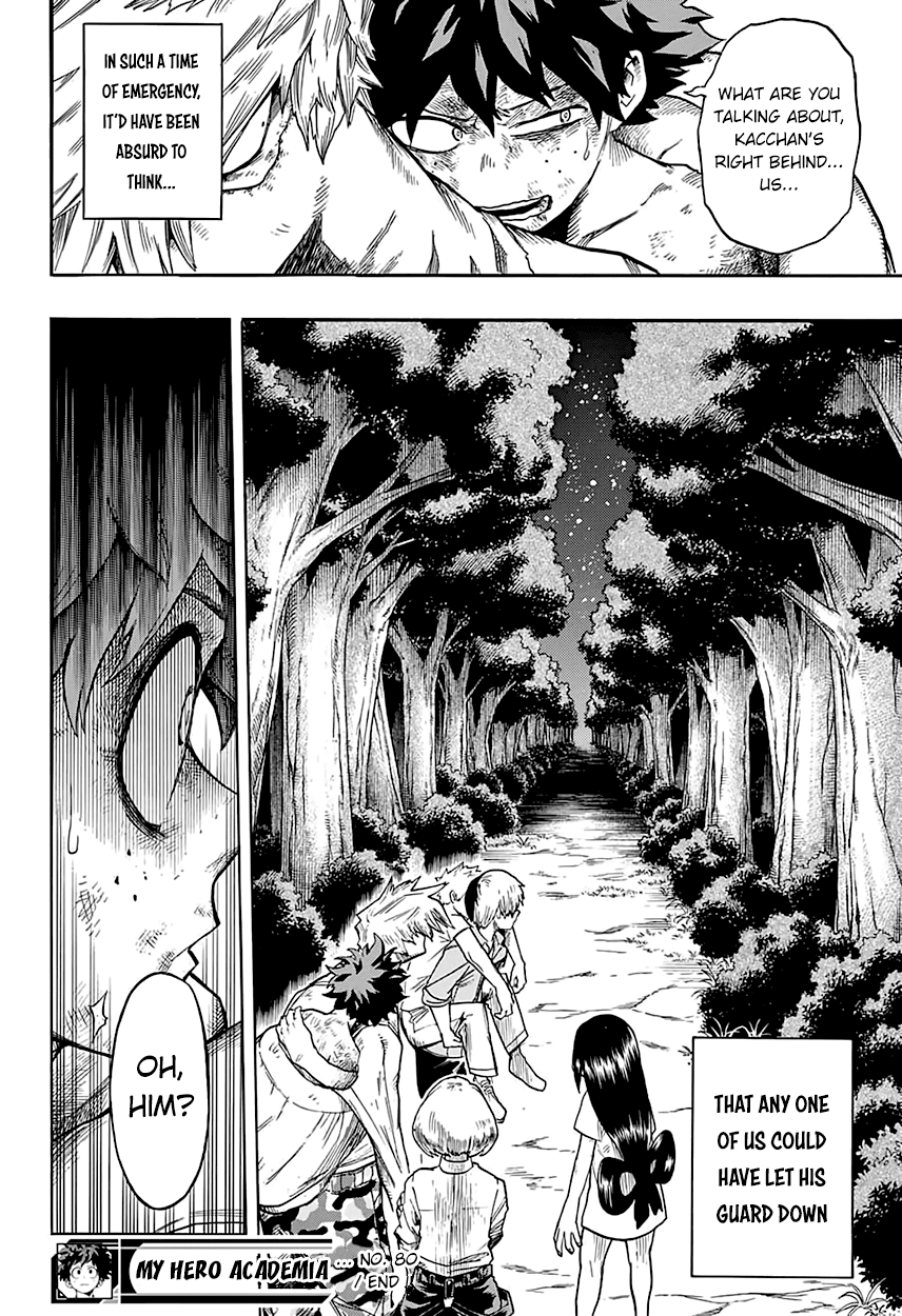Boku no Hero Academia Chapter 80 page 19 - Chapter 80: The Founding of the Bakugou Escort Force