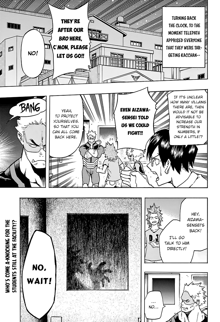 Boku no Hero Academia Chapter 82 page 3 - Chapter 82: On the Move AGAIN!