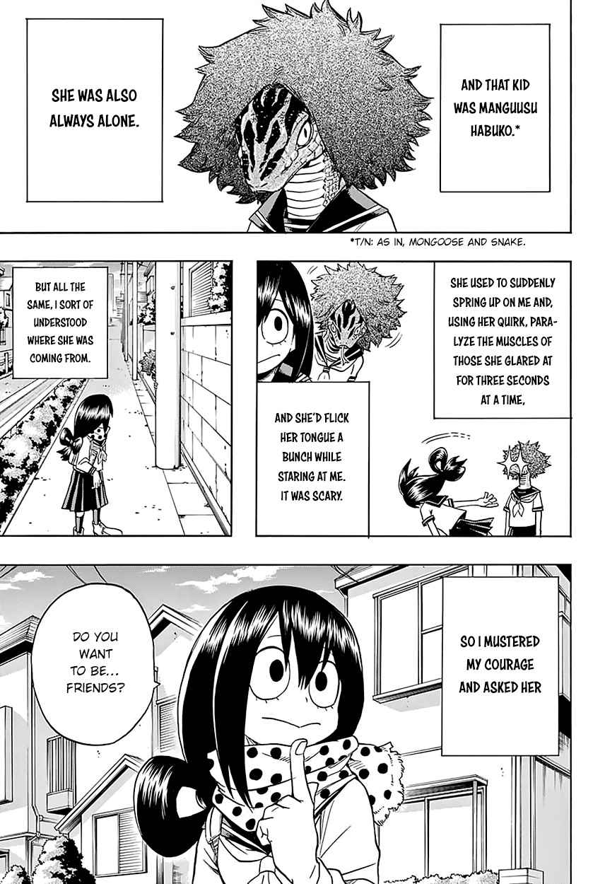 Boku no Hero Academia Chapter 84.5 page 4 - Chapter 84.5: Tsuyu Special