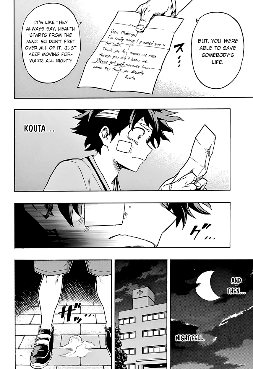 Boku no Hero Academia Chapter 84 page 14 - Chapter 84: From Iida to Midoriya