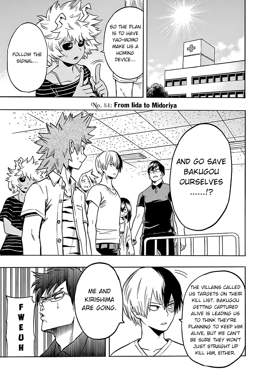 Boku no Hero Academia Chapter 84 page 7 - Chapter 84: From Iida to Midoriya