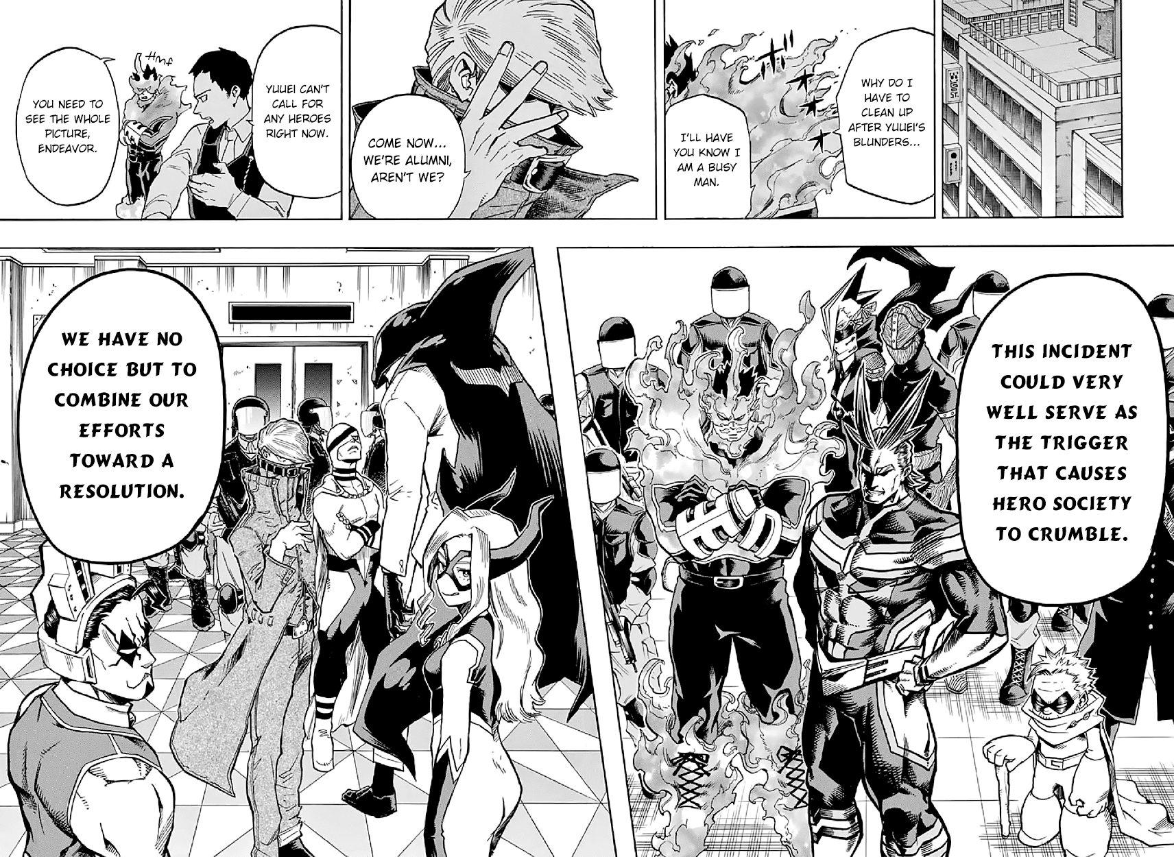 Boku no Hero Academia Chapter 86 page 15 - Chapter 86: Before the Storm