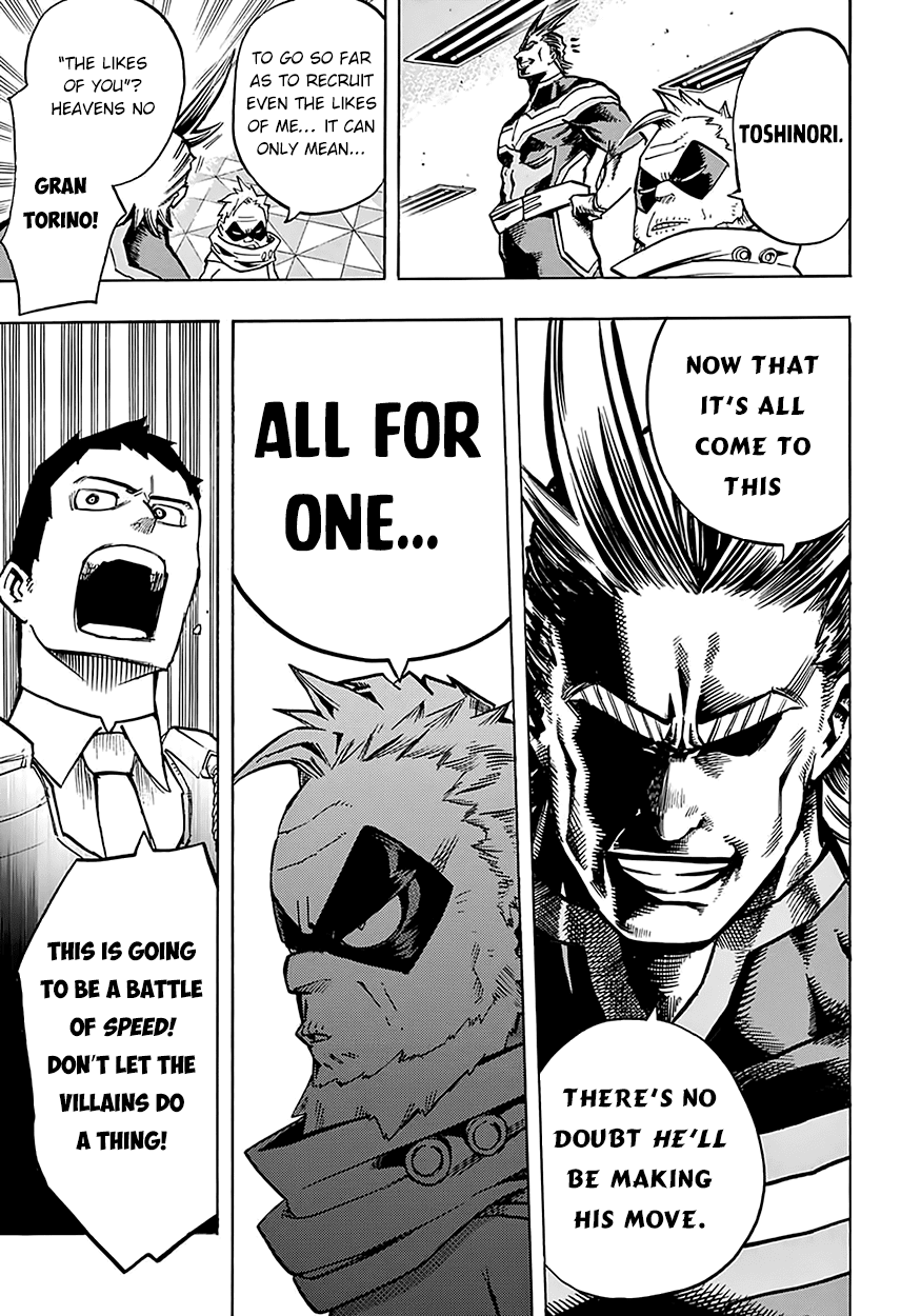 Boku no Hero Academia Chapter 86 page 17 - Chapter 86: Before the Storm