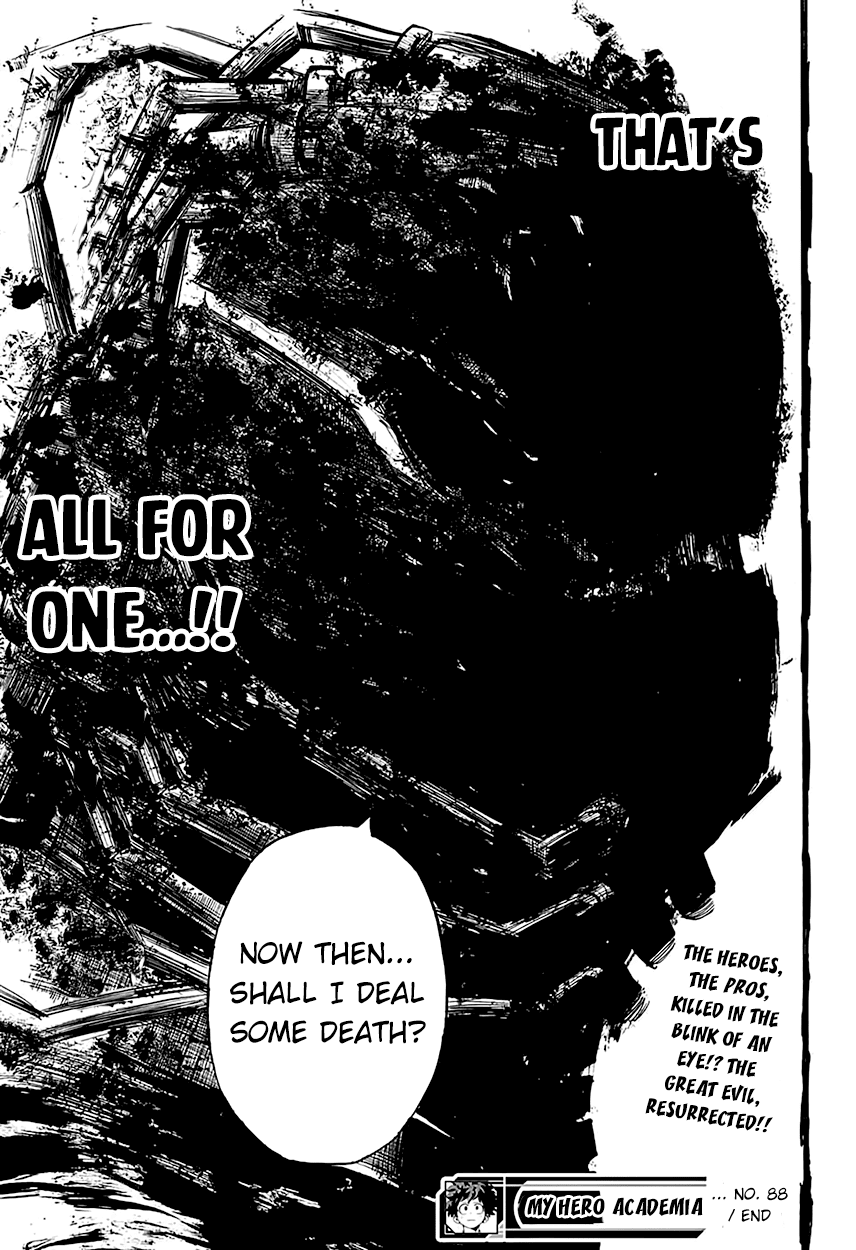 Boku no Hero Academia Chapter 88 page 20 - Chapter 88: All For One