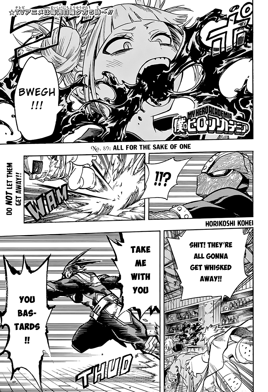 Boku no Hero Academia Chapter 89 page 4 - Chapter 89: All For The Sake of One