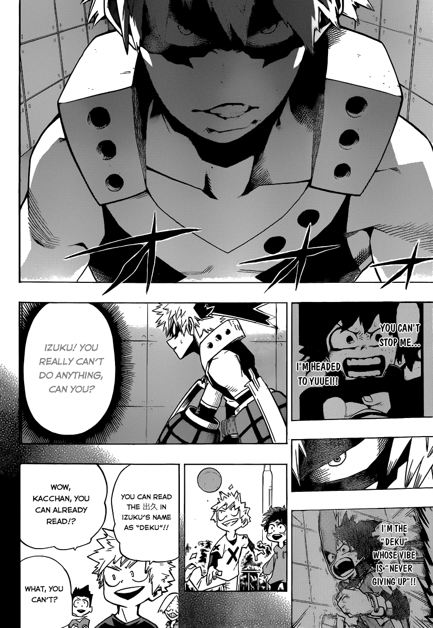 Boku no Hero Academia Chapter 9 page 10 - Chapter 9: Deku VS. Kacchan