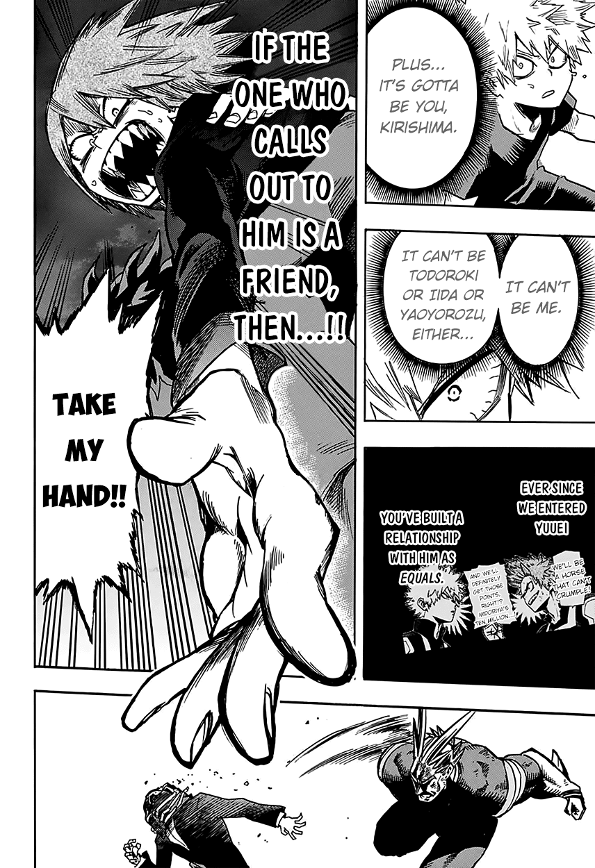 Boku no Hero Academia Chapter 90 page 21 - Chapter 90: Taking His Hand