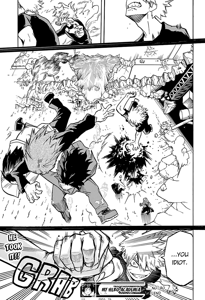 Boku no Hero Academia Chapter 90 page 22 - Chapter 90: Taking His Hand