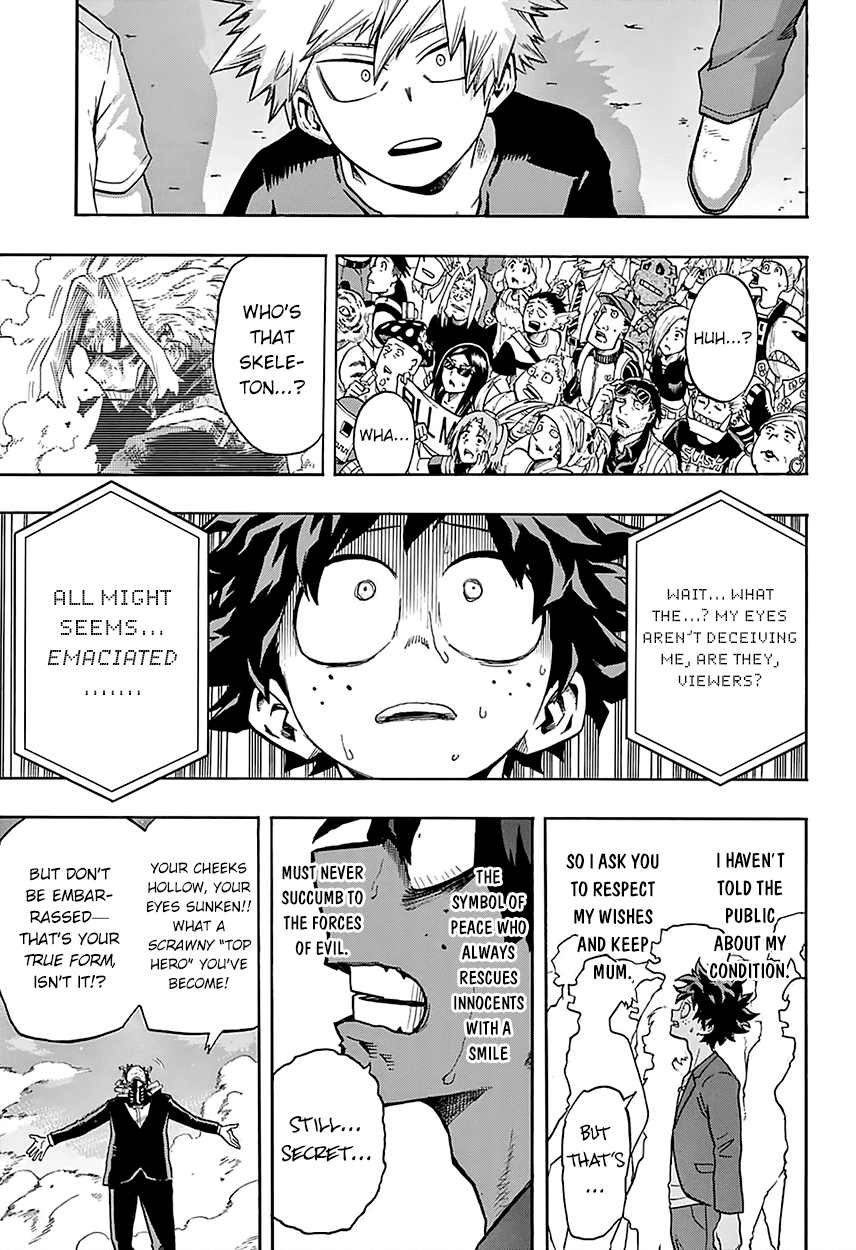Boku no Hero Academia Chapter 92 page 14 - Chapter 92: One For All