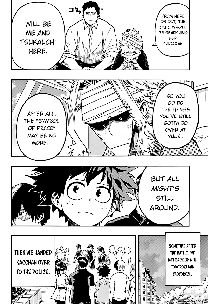 Boku no Hero Academia Chapter 95 page 11 - Chapter 95: The End of the Beginning and the Beginning of the End