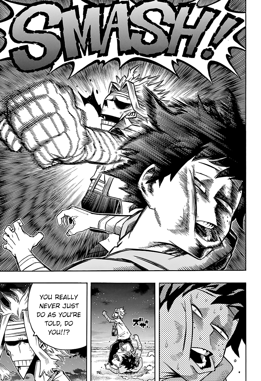 Boku no Hero Academia Chapter 95 page 18 - Chapter 95: The End of the Beginning and the Beginning of the End