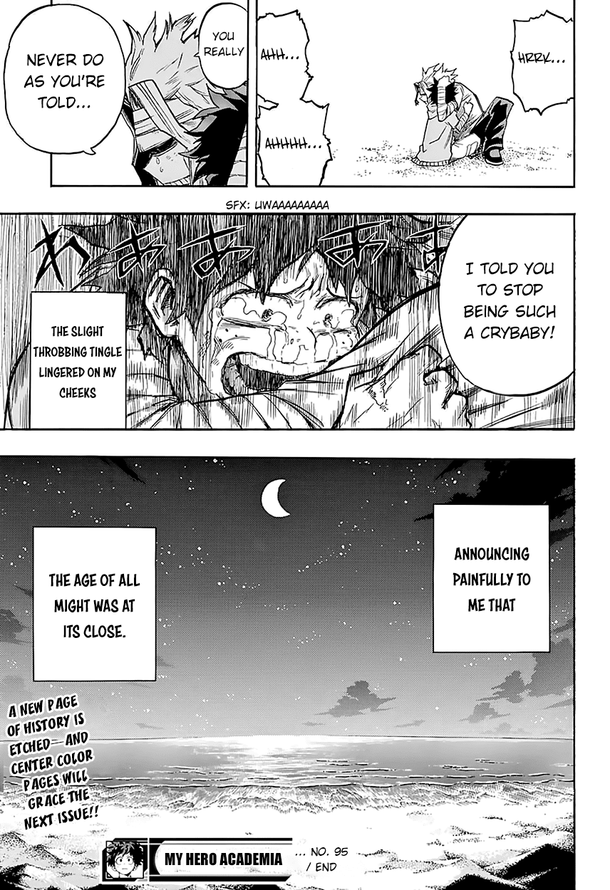Boku no Hero Academia Chapter 95 page 22 - Chapter 95: The End of the Beginning and the Beginning of the End