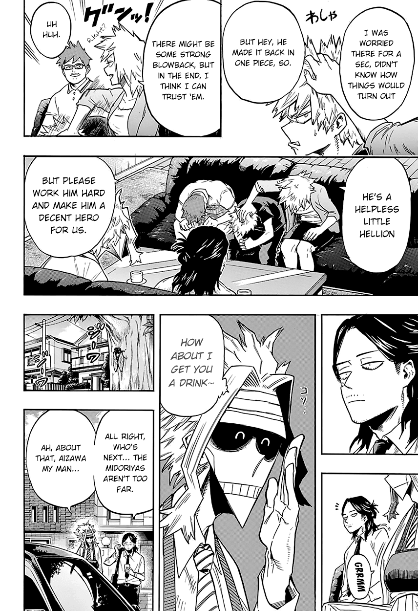 Boku no Hero Academia Chapter 96 page 13 - Chapter 96: Home Visitation